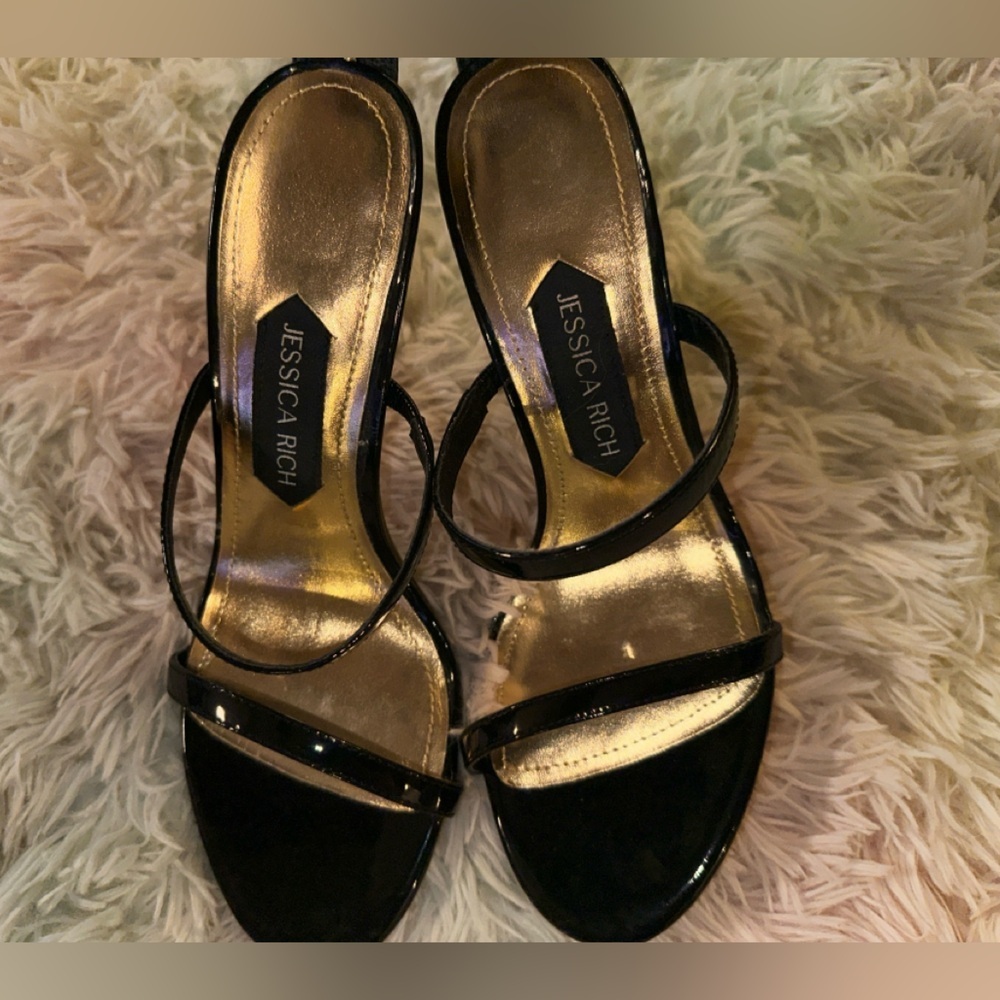 New JESSICA RICH Goddess Sandal in Black Size 38 - Picture 6 of 9